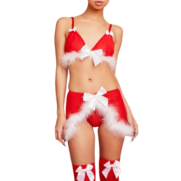 DKill Christmas Lingerie Set - Picture 2 of 5
